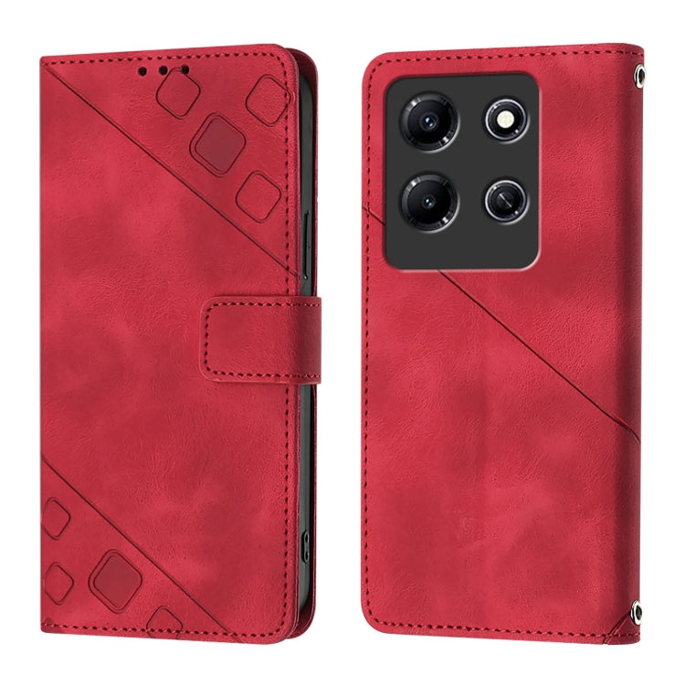 For Infinix Note 30i Skin Feel Embossed Leather Phone Case