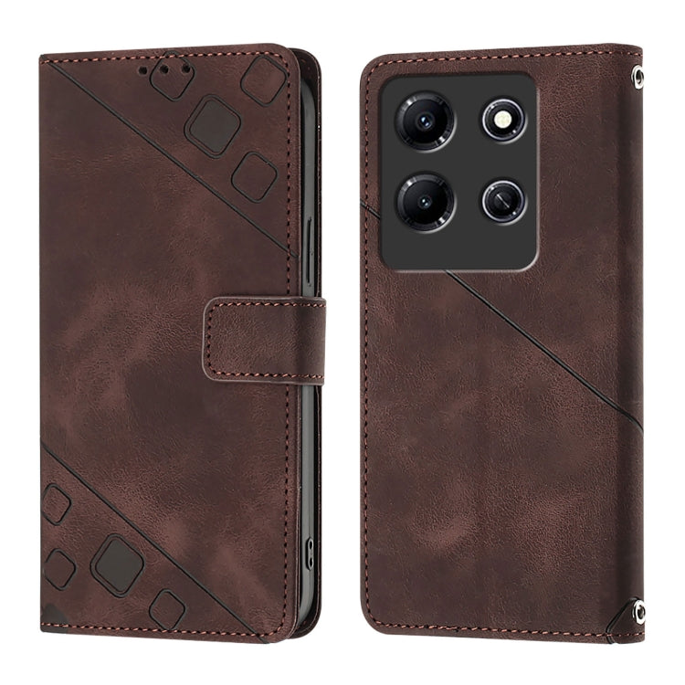 For Infinix Note 30i Skin Feel Embossed Leather Phone Case