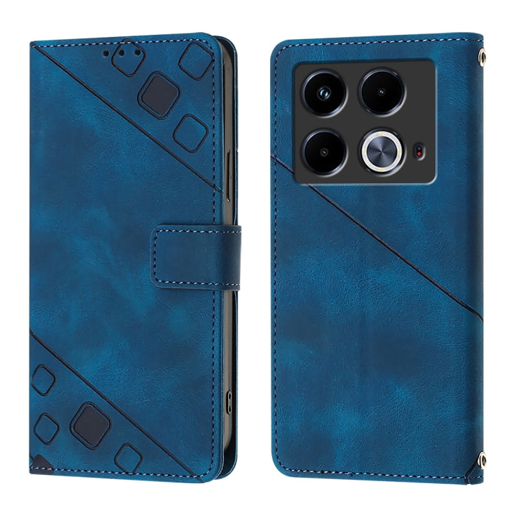 For Infinix Note 40 Skin Feel Embossed Leather Phone Case