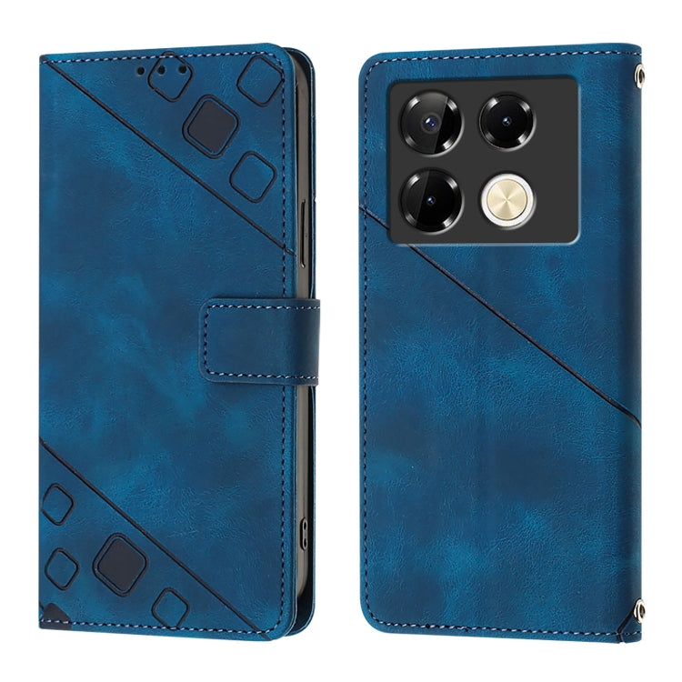 For Infinix Note 40 Pro 4G Skin Feel Embossed Leather Phone Case