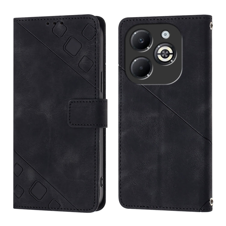 For Infinix Smart 8 Plus / Smart 8 Pro Skin Feel Embossed Leather Phone Case