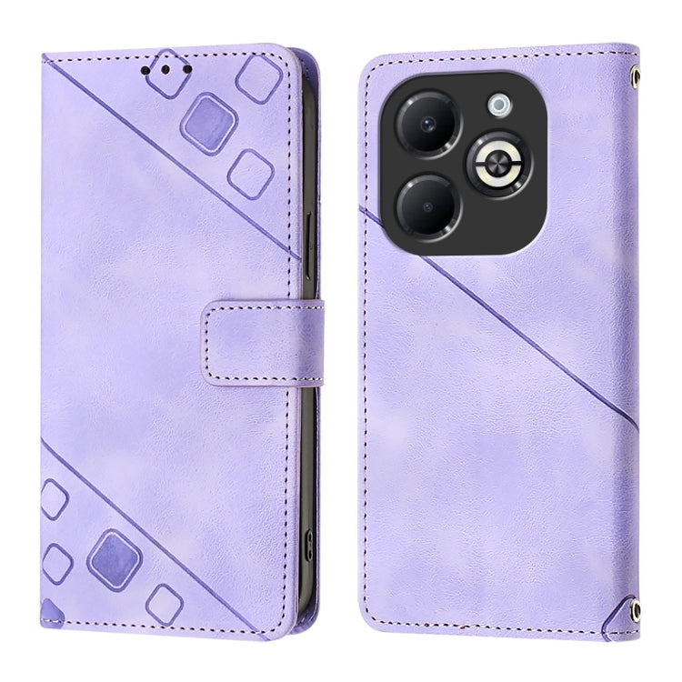 For Infinix Smart 8 Plus / Smart 8 Pro Skin Feel Embossed Leather Phone Case