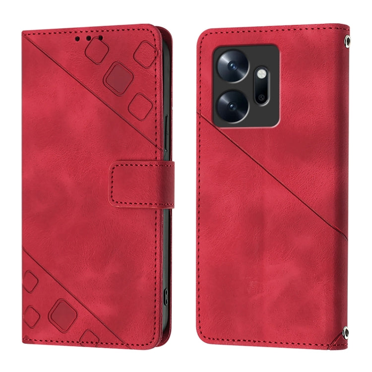 For Infinix Zero 20 Skin Feel Embossed Leather Phone Case