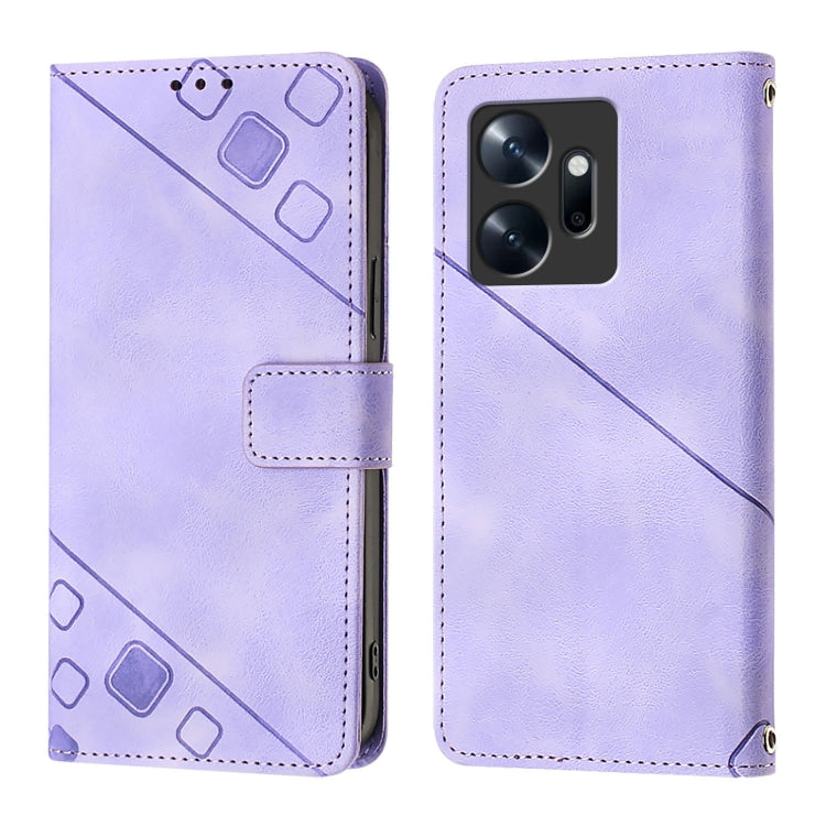 For Infinix Zero 20 Skin Feel Embossed Leather Phone Case