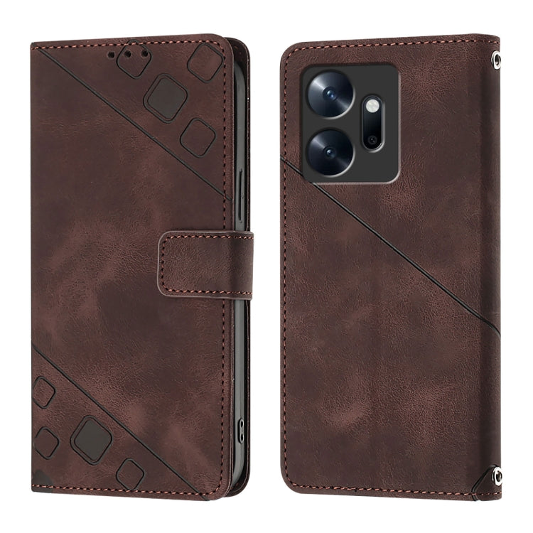 For Infinix Zero 20 Skin Feel Embossed Leather Phone Case