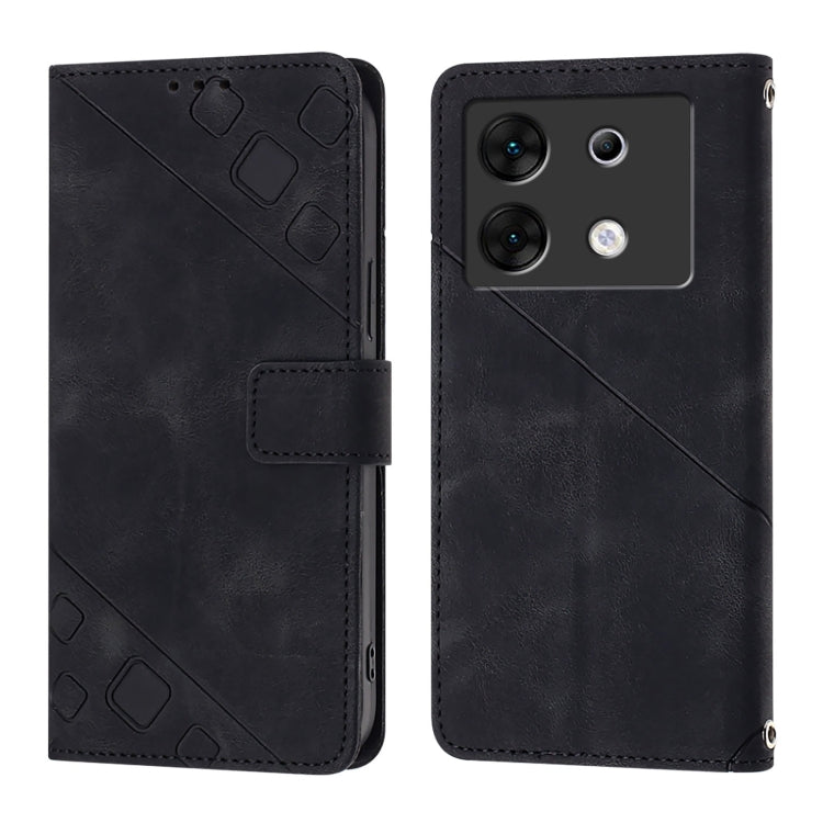 For Infinix Zero 30 5G Skin Feel Embossed Leather Phone Case