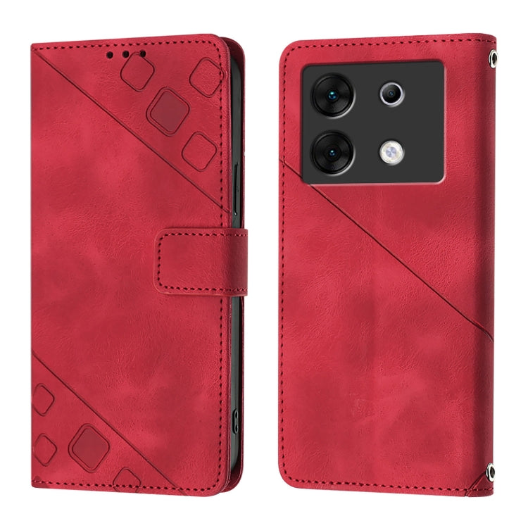For Infinix Zero 30 5G Skin Feel Embossed Leather Phone Case