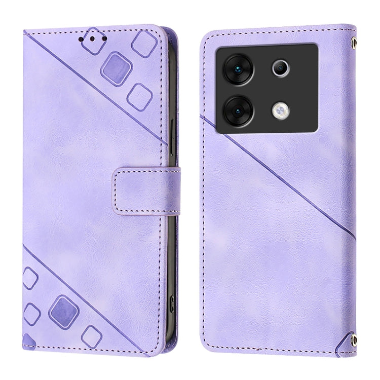 For Infinix Zero 30 5G Skin Feel Embossed Leather Phone Case