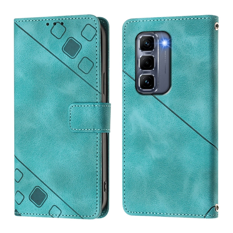 For Infinix Hot 50 Pro+ 4G Skin Feel Embossed Leather Phone Case