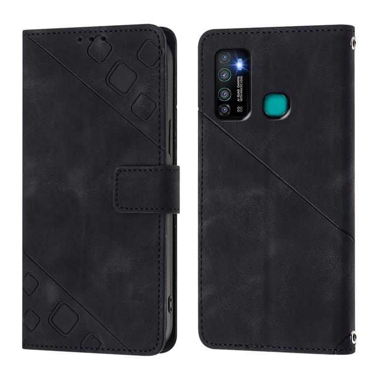 For Infinix Hot 9 / Hot 9 Pro Skin Feel Embossed Leather Phone Case