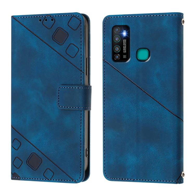 For Infinix Hot 9 / Hot 9 Pro Skin Feel Embossed Leather Phone Case