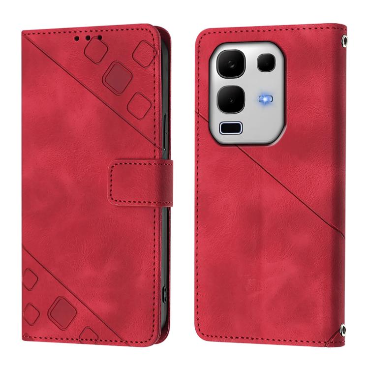 For Infinix Note 50s Skin Feel Embossed Leather Phone Case