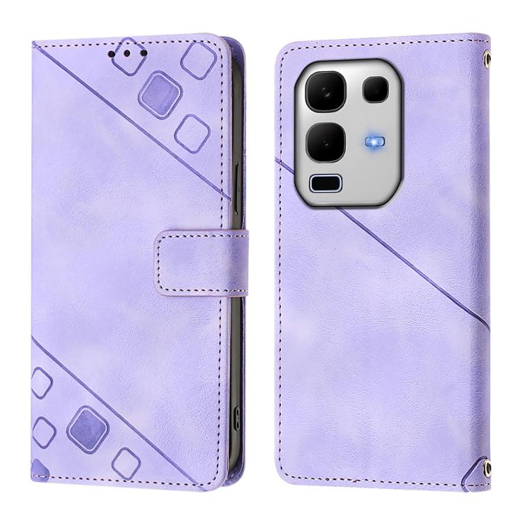For Infinix Note 50s Skin Feel Embossed Leather Phone Case