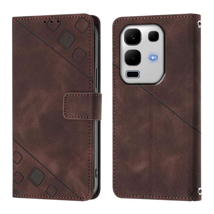 For Infinix Note 50s Skin Feel Embossed Leather Phone Case