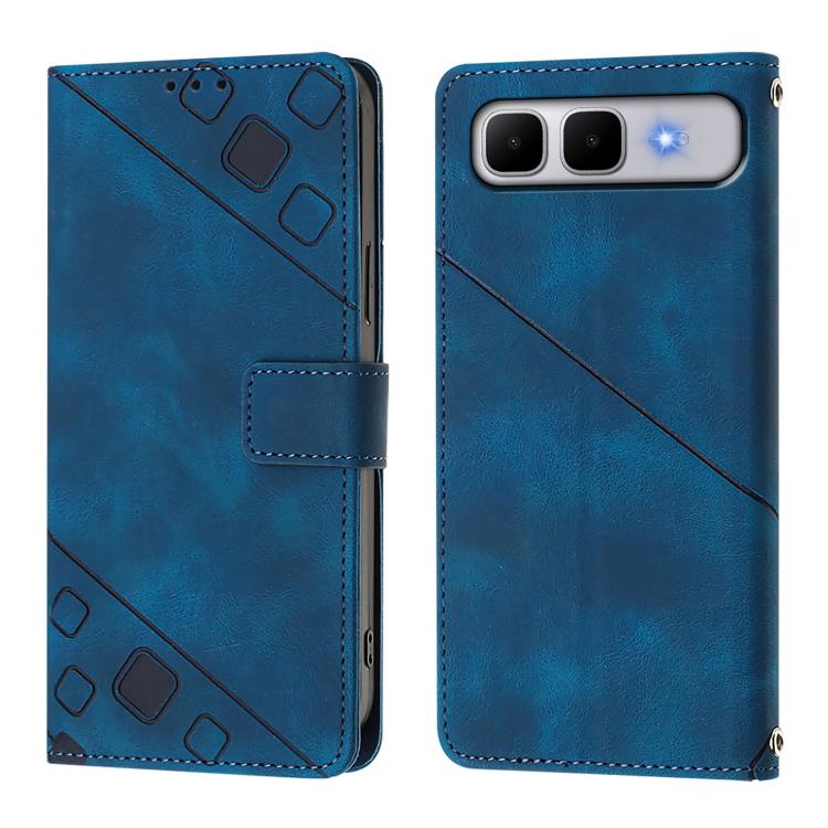 For Infinix Smart 10 Plus Skin Feel Embossed Leather Phone Case