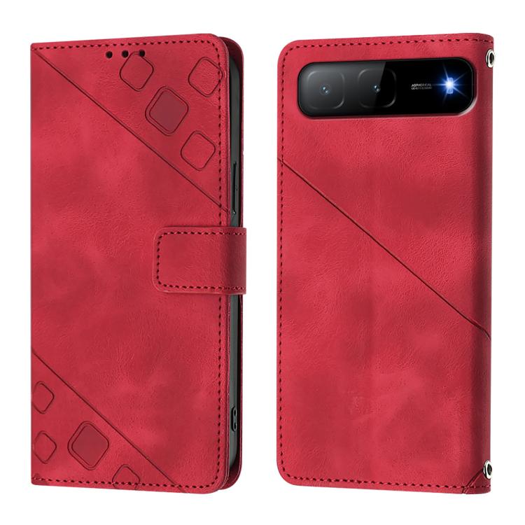 For Infinix Hot 60i 5G / Tecno Spark Go 5G Skin Feel Embossed Leather Phone Case