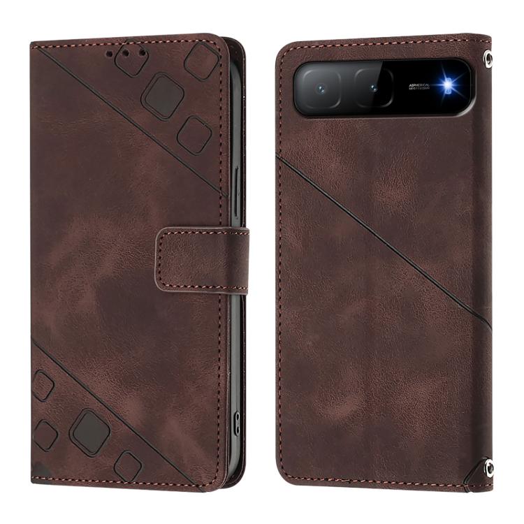 For Infinix Hot 60i 5G / Tecno Spark Go 5G Skin Feel Embossed Leather Phone Case