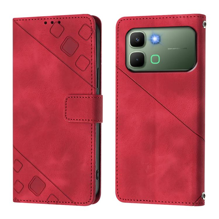 For Infinix Note Edge 5G Global Skin Feel Embossed Leather Phone Case