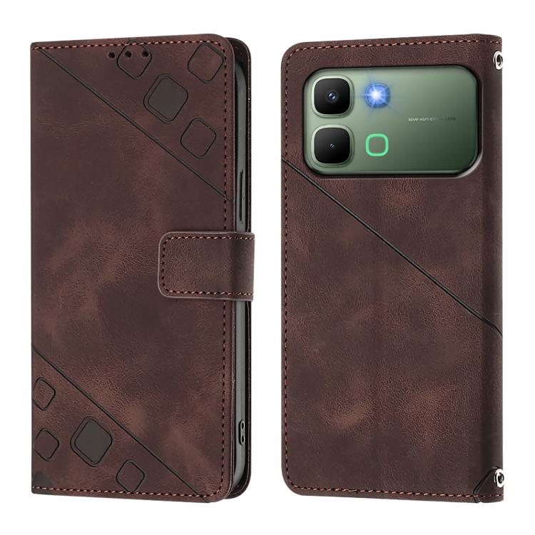 For Infinix Note Edge 5G Global Skin Feel Embossed Leather Phone Case