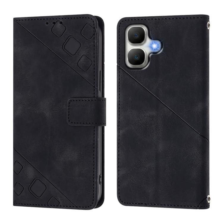 For Infinix Smart 20 4G X6840 Skin Feel Embossed Leather Phone Case