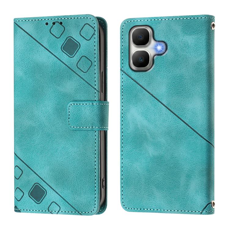 For Infinix Smart 20 4G X6840 Skin Feel Embossed Leather Phone Case