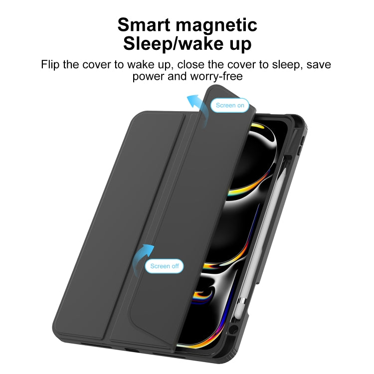 For iPad Air 11 2026 / 2025 / 2024 Mutural Pinyue Series Smart Leather Tablet Case