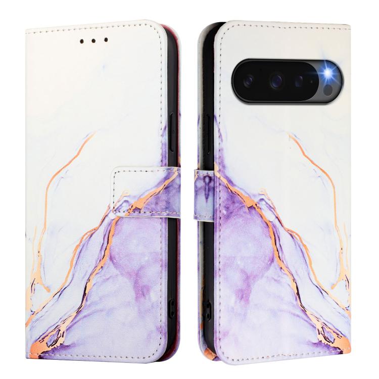 For Google Pixel 10 / 10 Pro PT003 Marble Pattern Flip Leather Phone Case