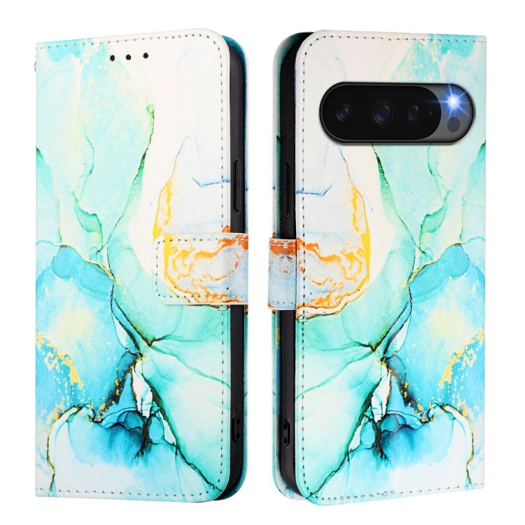 For Google Pixel 10 / 10 Pro PT003 Marble Pattern Flip Leather Phone Case