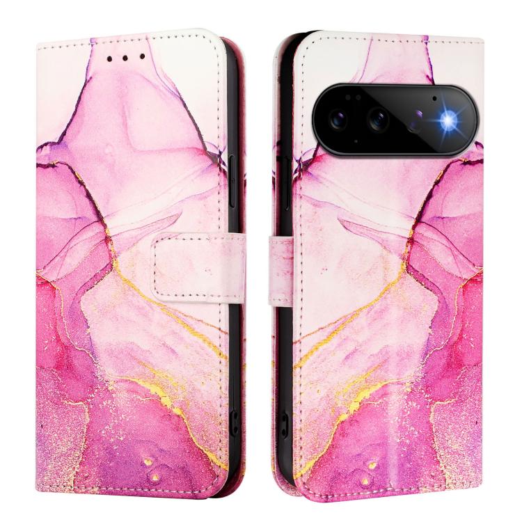 For Google Pixel 11 Pro / 11 PT003 Marble Pattern Flip Leather Phone Case