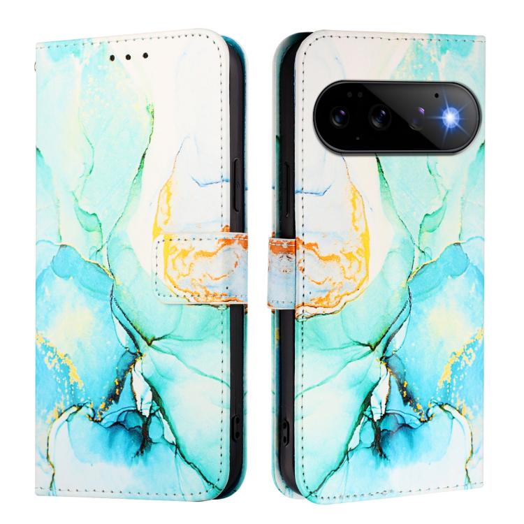 For Google Pixel 11 Pro / 11 PT003 Marble Pattern Flip Leather Phone Case