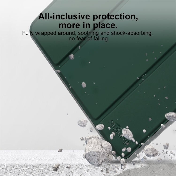 For iPad Pro 13 2025 / 2024 Mutural PC Hybrid TPU Leather Smart Tablet Case