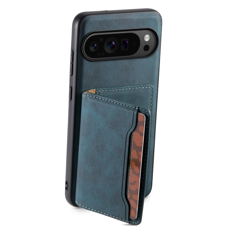 For Google Pixel 9 Pro Denior D13 Retro Texture Leather MagSafe Card Bag Phone Case