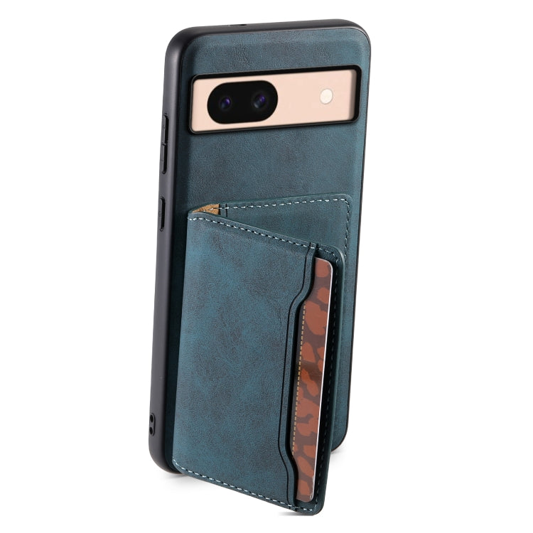 For Google Pixel 8a Denior D13 Retro Texture Leather MagSafe Card Bag Phone Case
