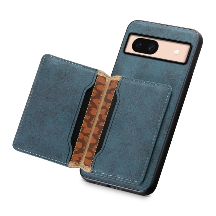 For Google Pixel 8a Denior D13 Retro Texture Leather MagSafe Card Bag Phone Case