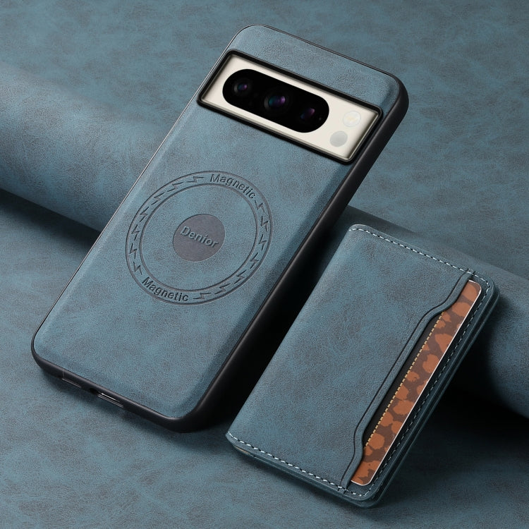 For Google Pixel 8 Pro Denior D13 Retro Texture Leather MagSafe Card Bag Phone Case