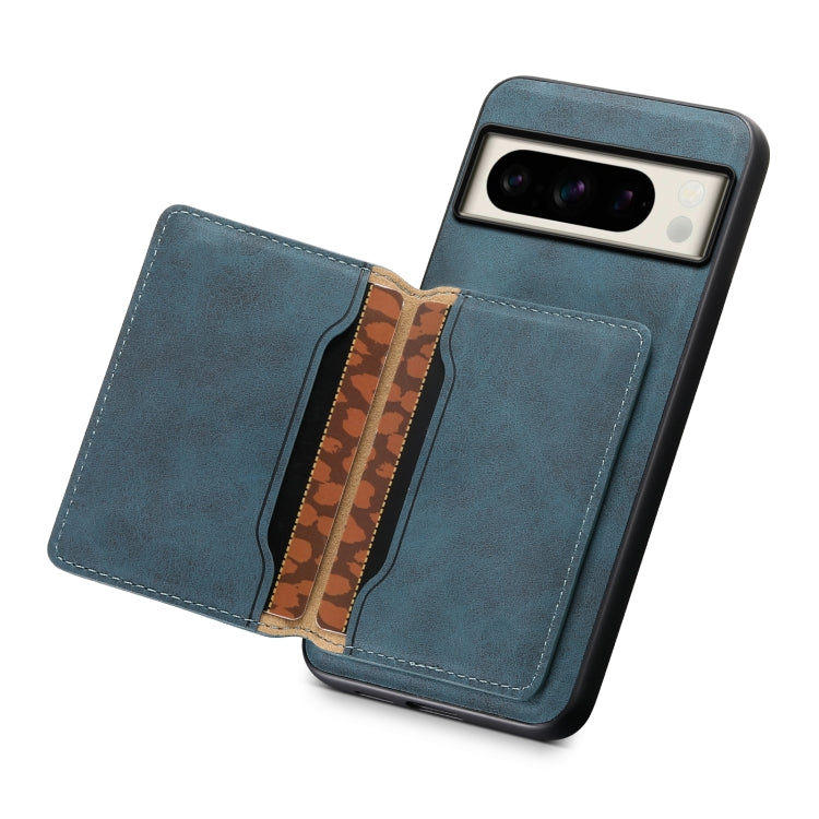 For Google Pixel 8 Pro Denior D13 Retro Texture Leather MagSafe Card Bag Phone Case