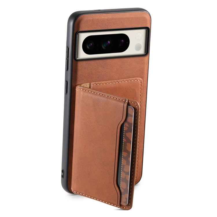 For Google Pixel 8 Pro Denior D13 Retro Texture Leather MagSafe Card Bag Phone Case