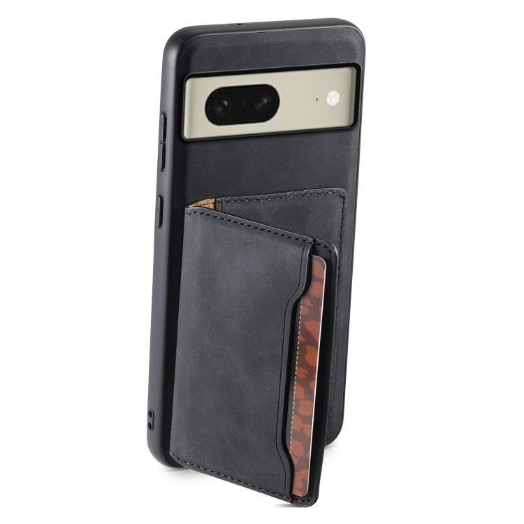 For Google Pixel 8 Denior D13 Retro Texture Leather MagSafe Card Bag Phone Case