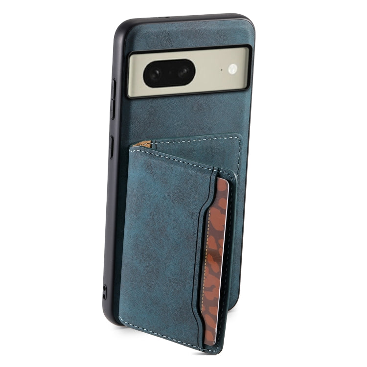 For Google Pixel 8 Denior D13 Retro Texture Leather MagSafe Card Bag Phone Case