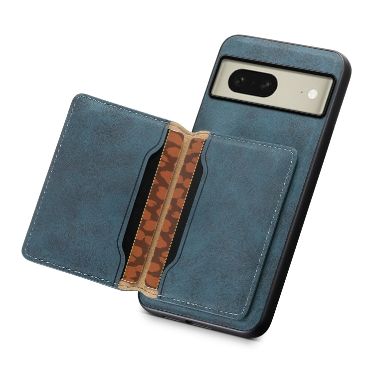 For Google Pixel 8 Denior D13 Retro Texture Leather MagSafe Card Bag Phone Case