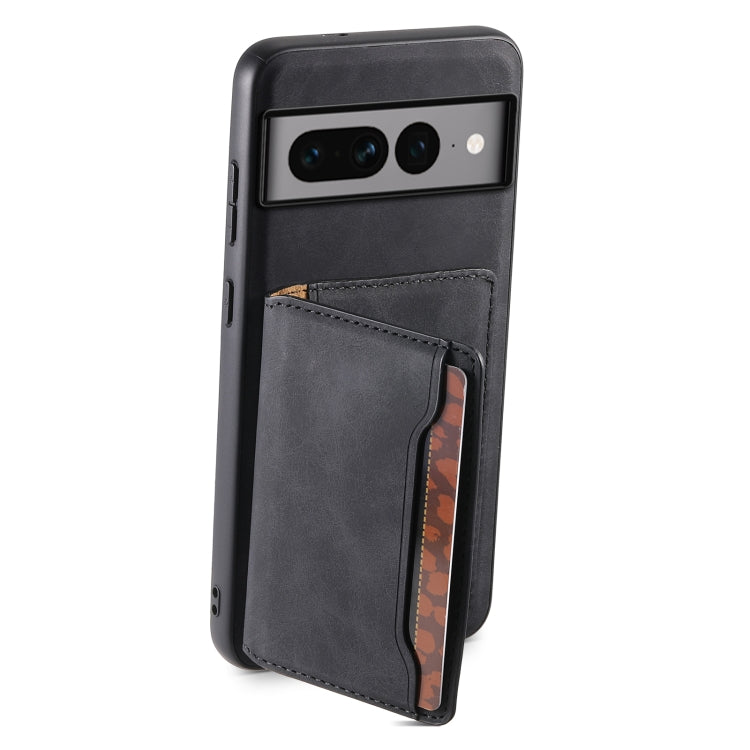 For Google Pixel 7 Pro 5G Denior D13 Retro Texture Leather MagSafe Card Bag Phone Case