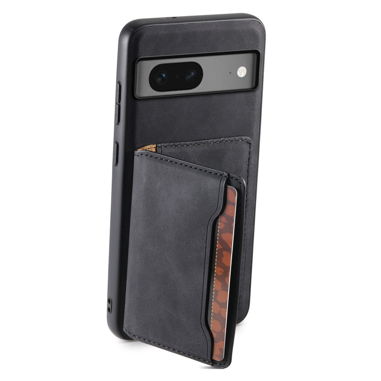 For Google Pixel 7 5G Denior D13 Retro Texture Leather MagSafe Card Bag Phone Case
