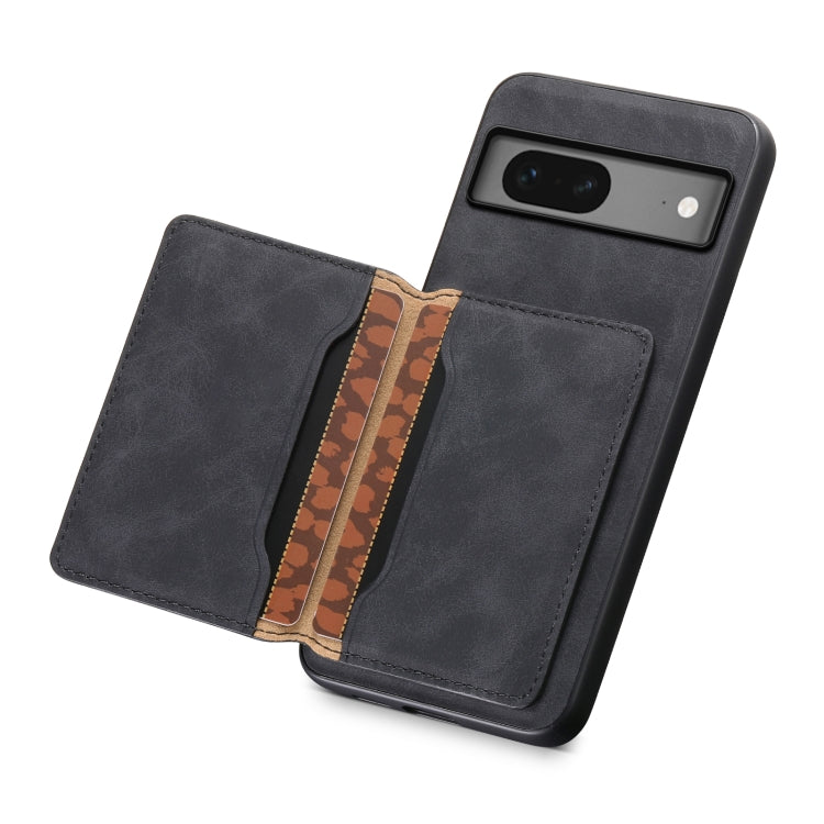 For Google Pixel 7 5G Denior D13 Retro Texture Leather MagSafe Card Bag Phone Case