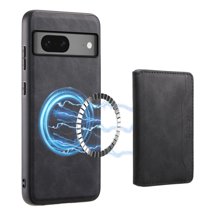For Google Pixel 7 5G Denior D13 Retro Texture Leather MagSafe Card Bag Phone Case