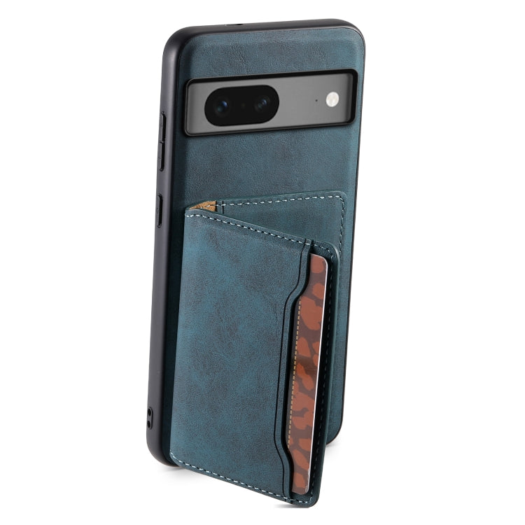 For Google Pixel 7 5G Denior D13 Retro Texture Leather MagSafe Card Bag Phone Case