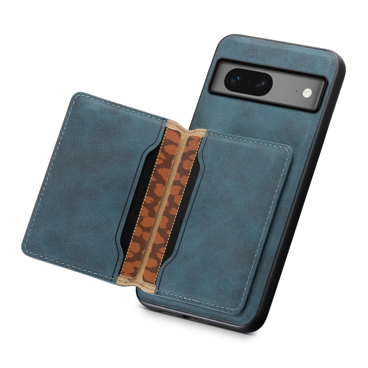 For Google Pixel 7 5G Denior D13 Retro Texture Leather MagSafe Card Bag Phone Case