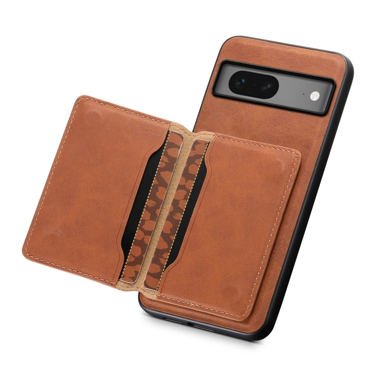 For Google Pixel 7 5G Denior D13 Retro Texture Leather MagSafe Card Bag Phone Case