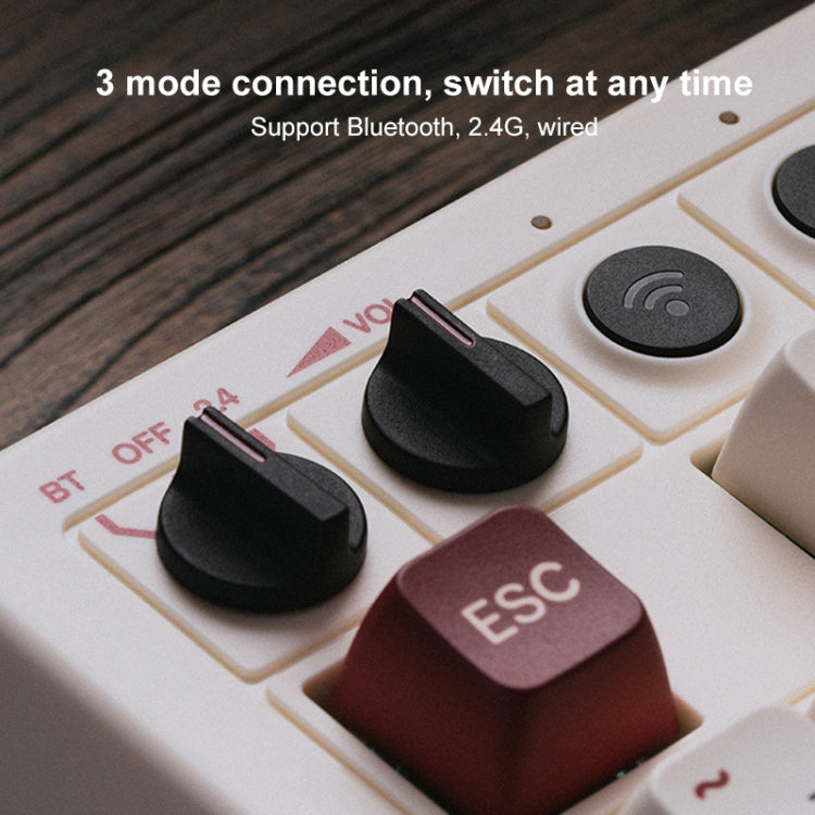 8Bitdo Retro Wireless Bluetooth Tri-Mode Mechanical Keyboard