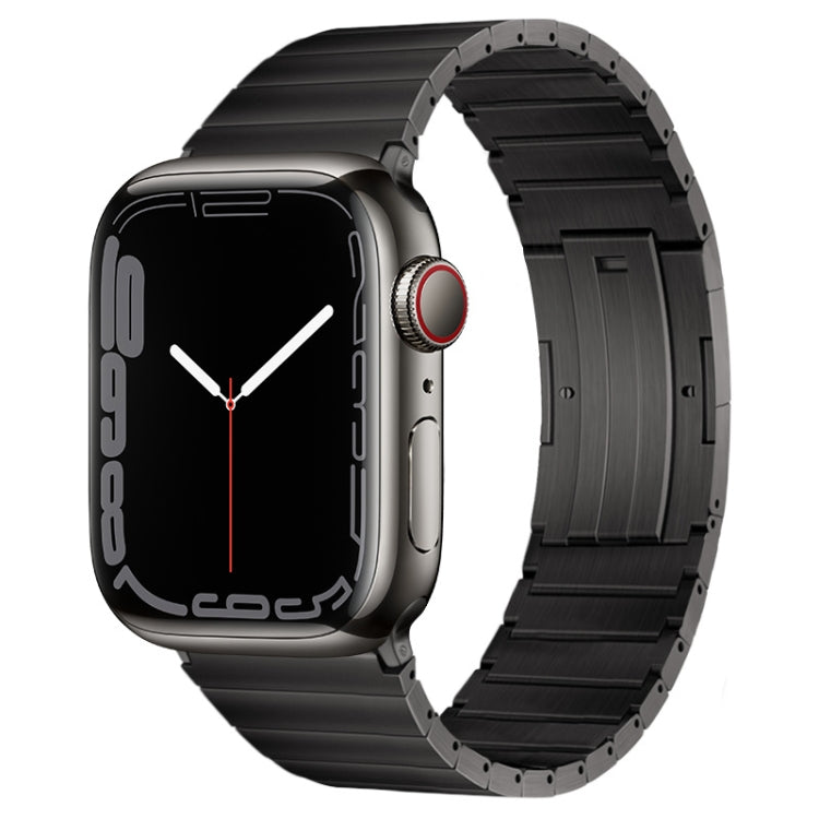 For Apple Watch Series 2 38mm PG60 Single Bead Bamboo Joint Titanium Metal Watch Band