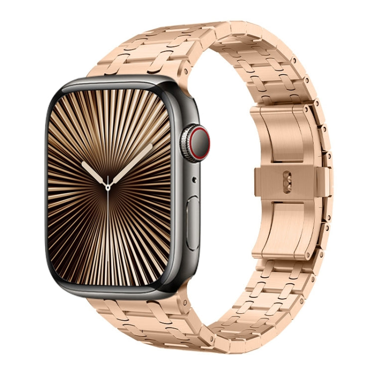 For Apple Watch Series 10 46mm PG94 Dual-link Modified Stainless Steel Watch Band